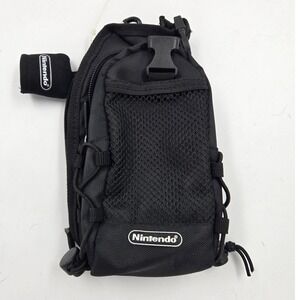 Vintage Nintendo SWITCH N CARRY Case 8" Pockets, Mesh, Clip Gameboy GBA DS